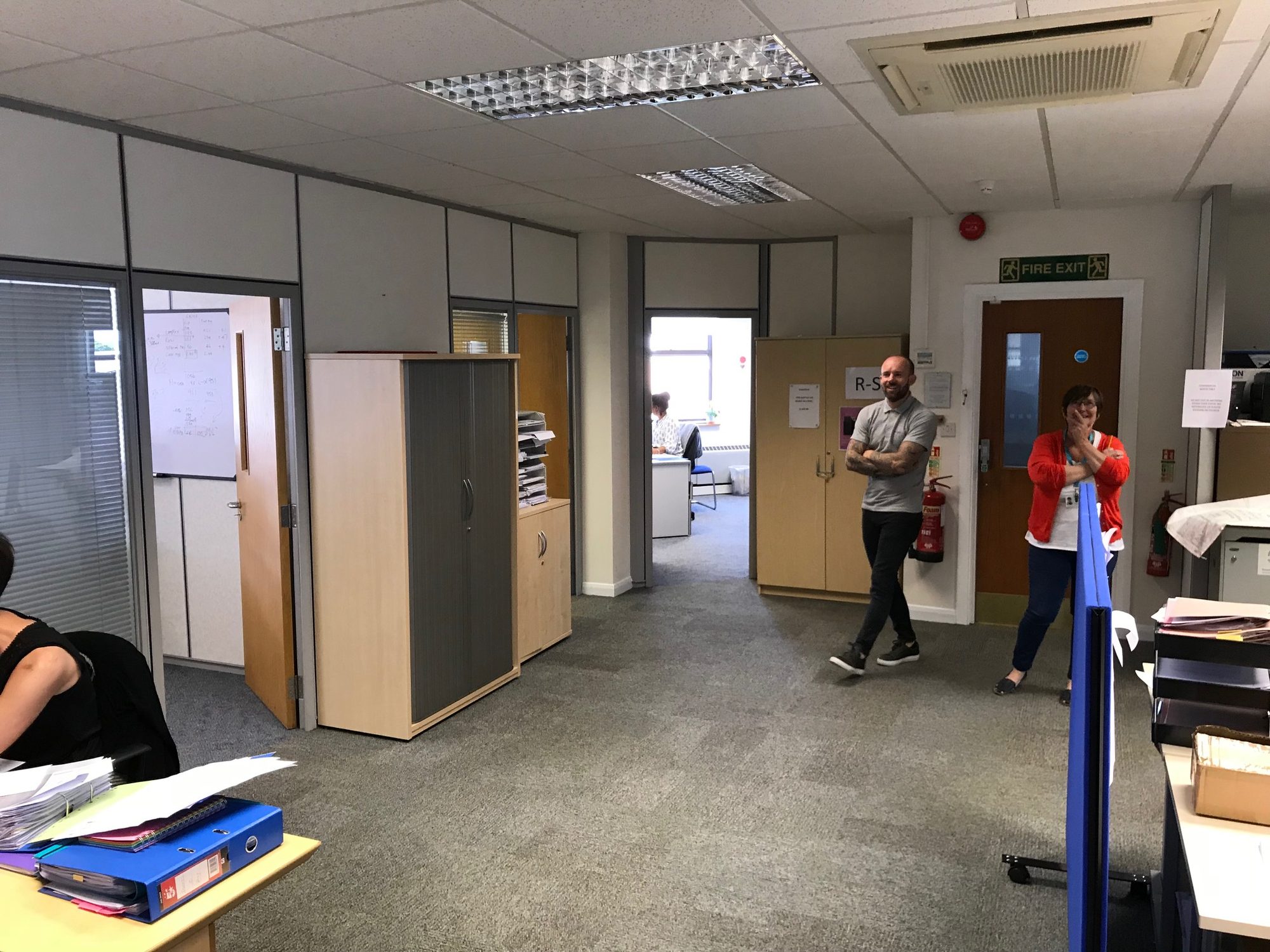 Active Assistance team in the original office before refurbishment